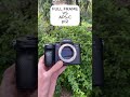 aps-c vs full frame