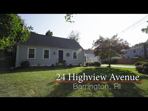 24 Highview Avenue, Barrington, RI home video tour