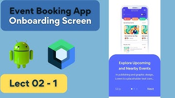 02 Onboarding Screen | Part 1 | EventBookingApp | MVVM | Clean Architecture | Android Rashid Saleem