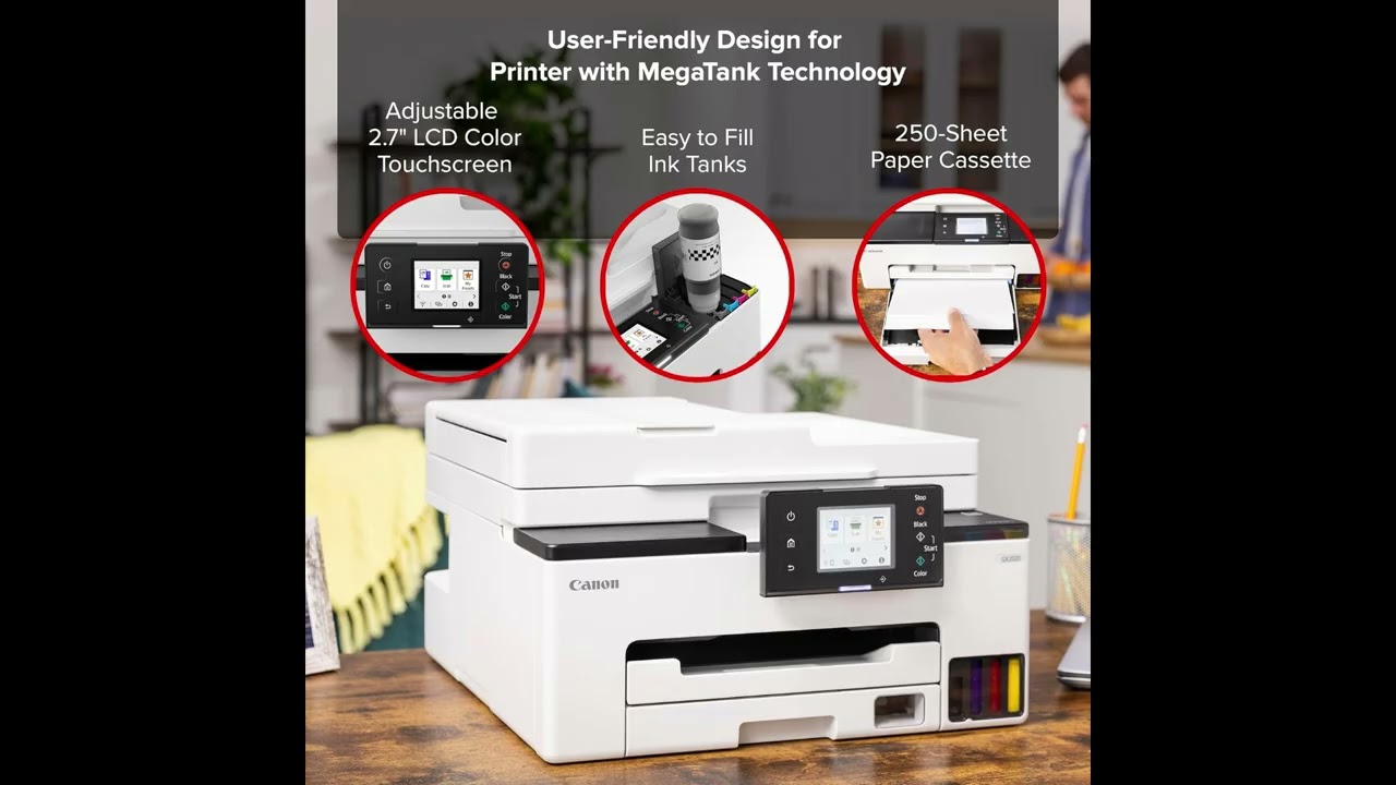 Canon MAXIFY GX2020 MegaTank Printer Review | Wireless All-in-One for Home & Office