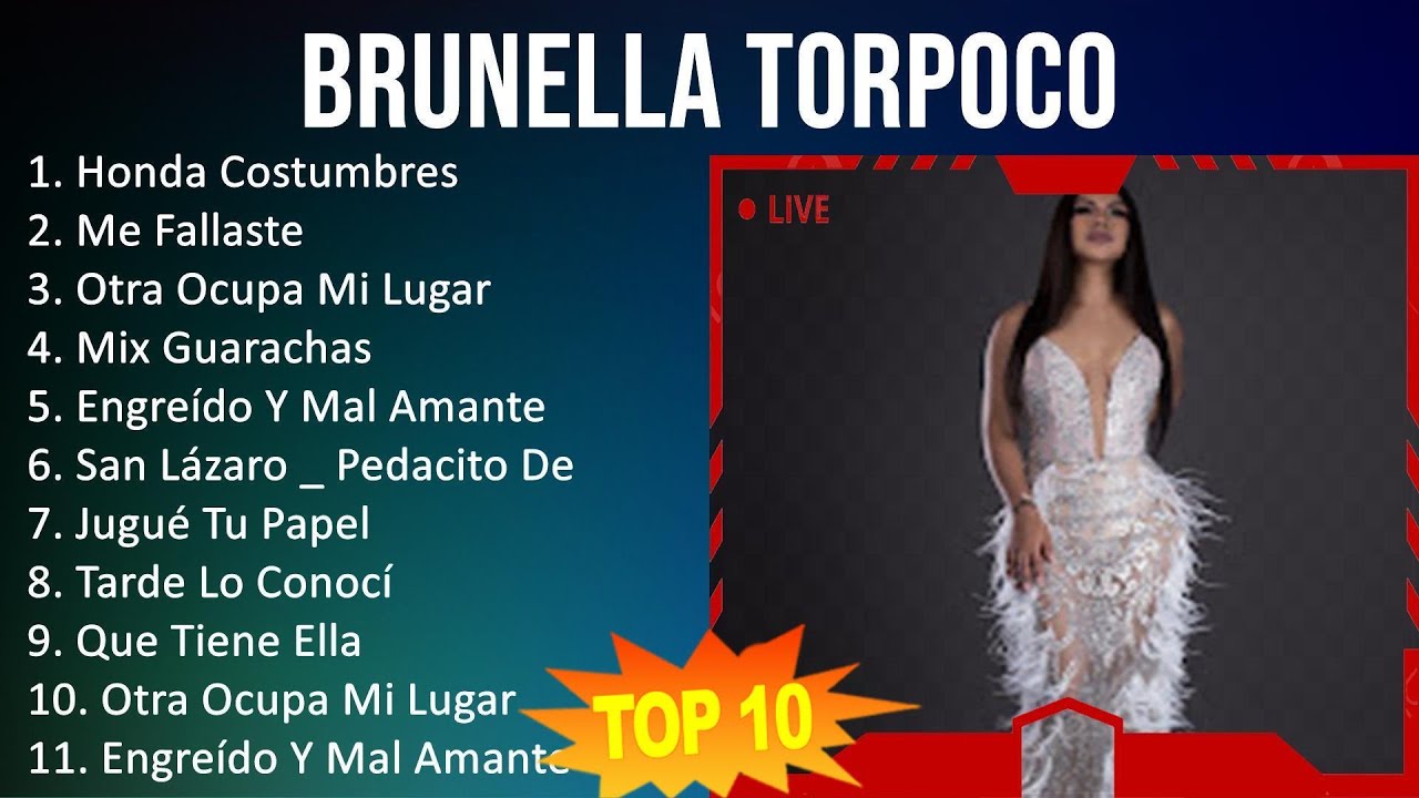 B r u n e l l a T o r p o c o 2023 MIX - TOP 10 BEST SONGS - YouTube