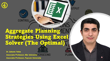 Aggregate Planning Using Excel Solver | Optimum Solution