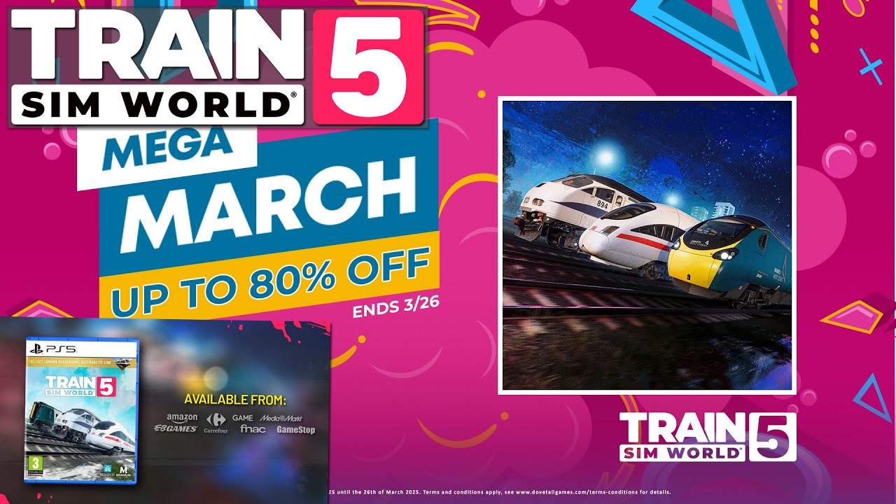 TSW5 BOX EDITION erhältlich und MEGA MARCH Sale im PLAYSTATION STORE Train Sim World 5