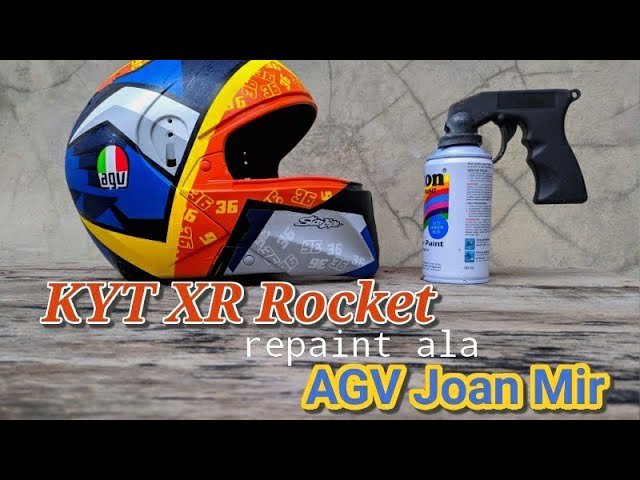 Repaint Helm KYT XR Rocket ala AGV Joan 