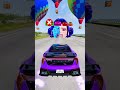 Big & Small Cars and Moon Monster Cars vs Girls with corfoful hair rils - BeamNG.Drive