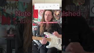Pairing Lydian with Diminished Ideas #guitarlesson #practice #musictheory #rock