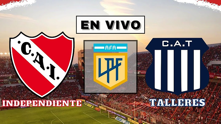 TRIUNFAZO DE INDEPENDIENTE 🔴⚪  SOBRE  TALLERES ⚪🔵