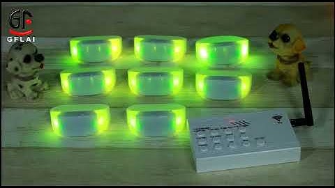 GF NEW Dual Function DMX512 Wireless Remote Controlled LED Bracelet Wristband For Concert Events