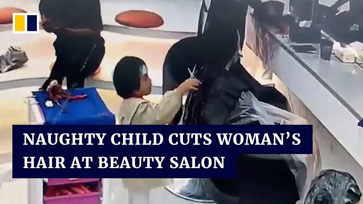 Naughty child cuts woman’s hair at beauty salon in China - DayDayNews