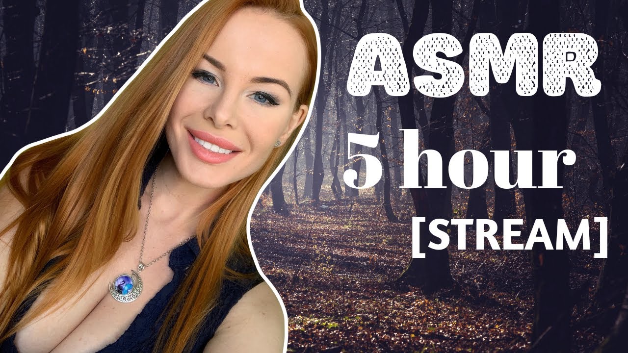 Asmr Stream 💗 5 Hour Sleep Relaxation 🌙 Latex Gloves Ear Massage 🖐🖤 3dio 🎤🎧 Youtube 
