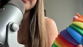 ASMR | I’m back!! Random triggers, ramble & mouth sounds 🤍