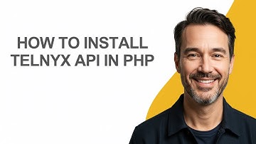How to Install Telnyx Api In Php - KevinHowTo