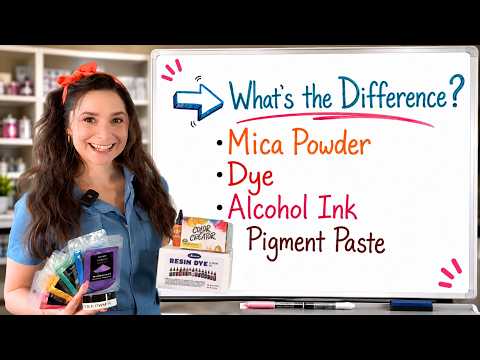 Alumilite Explains: Resin Colorants (Mica, Alcohol Ink, Dyes & Pigment Pastes)
