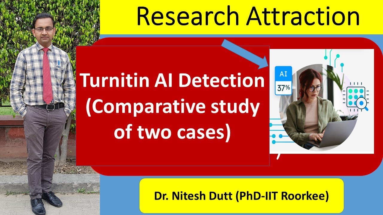 Turnitin AI Detection (Comparative study of two cases) - YouTube
