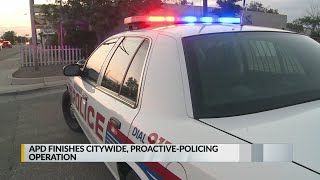 APD city-wide policing operation targeted repeat offenders, crime hot spots