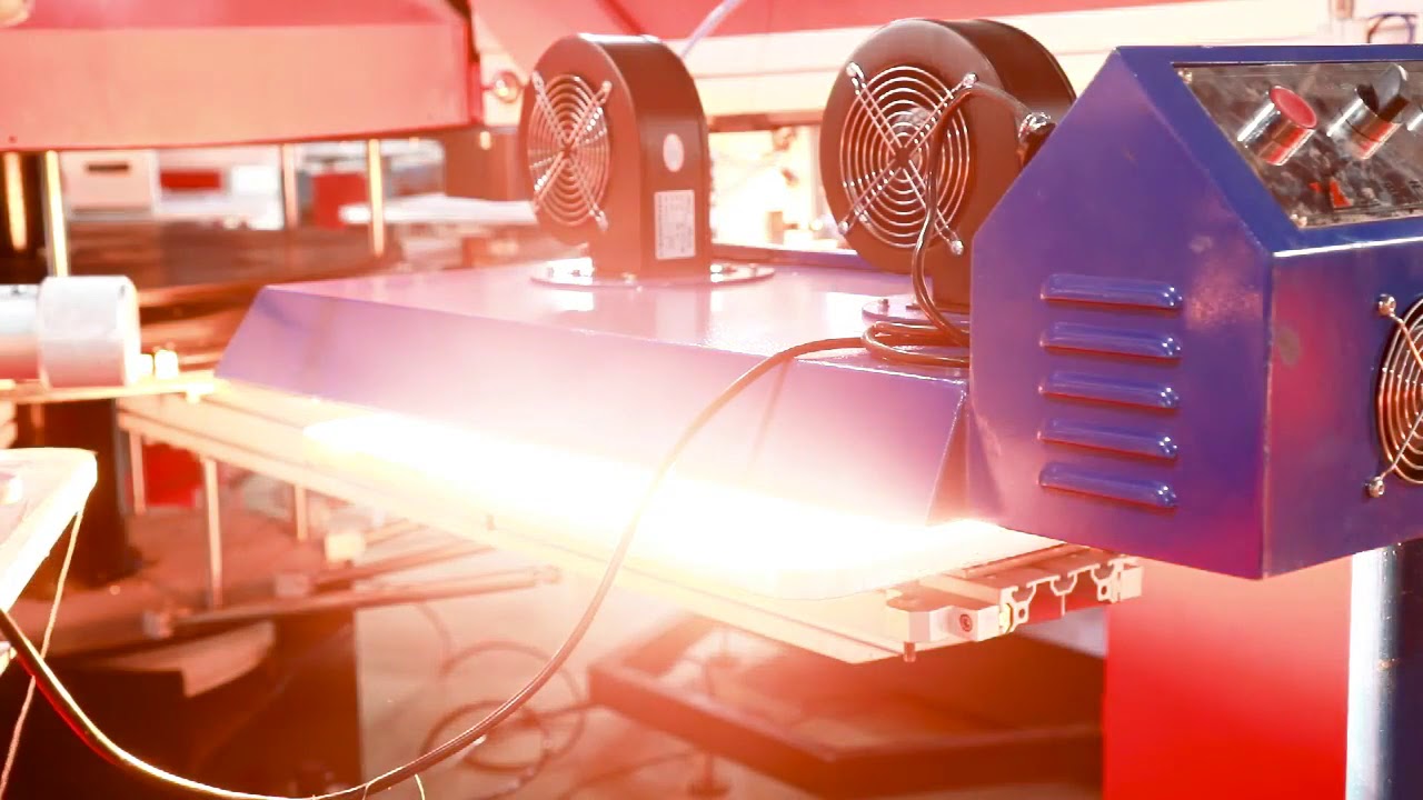 SPG Automatic Screen Printing Machine With YZ Digital Printer - YouTube