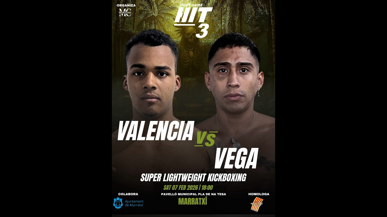 LEAM VALENCIA vs NICO VEGA | ¡PEGADA DEMOLEDORA! | Cierre Categoría Golden | HIT FightGame 3