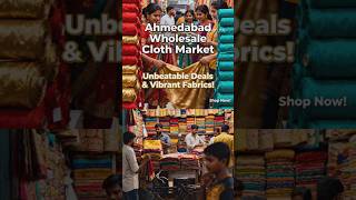 Ahmedabad’s Wholesale Cloth Market Secrets Revealed!#facts #magic #shortsviral #viralvideos