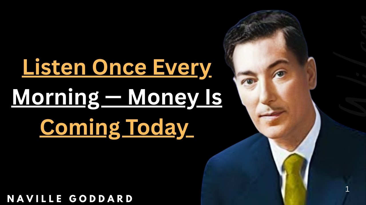Listen Once Every Morning — Money Is Coming Today  | Neville Goddard