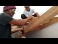 Cara mudah membuat tangga dari kayu jati