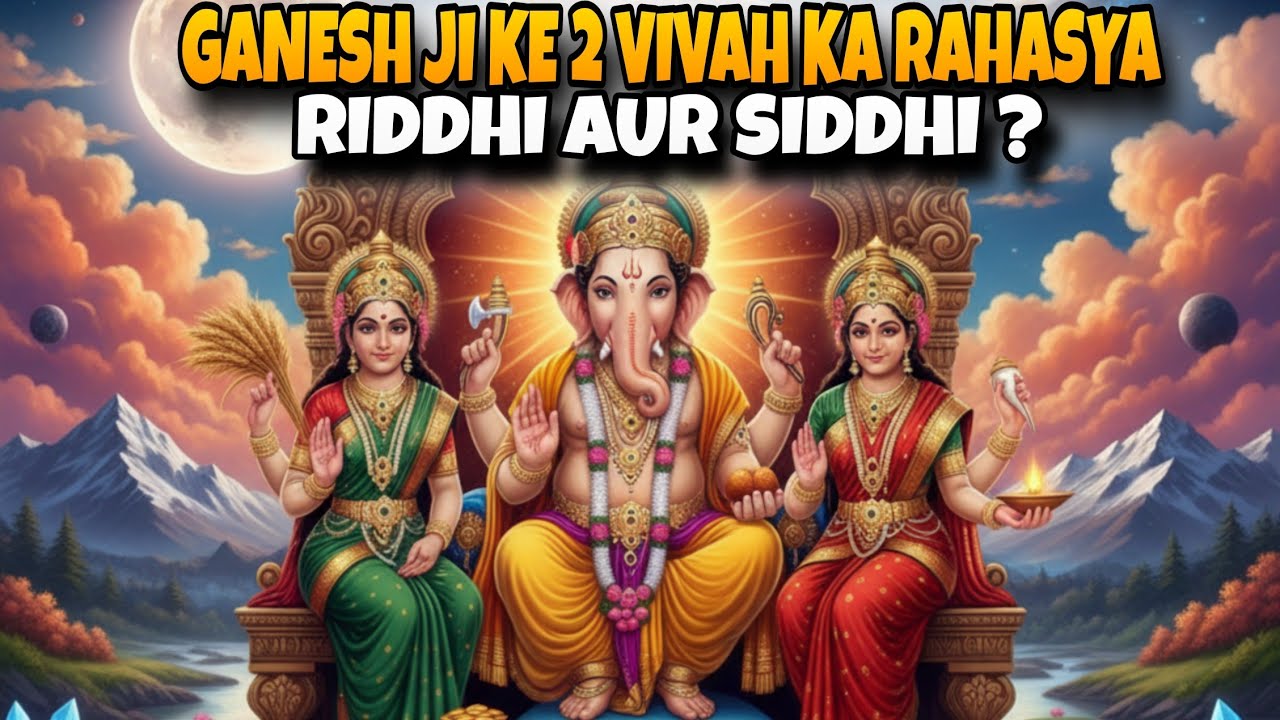 Ganesh ji ke 2 Vivah ka Rahasya, Riddhi aur Siddhi