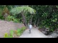 Cycling La digue’s coastline, finish in Anse Severe