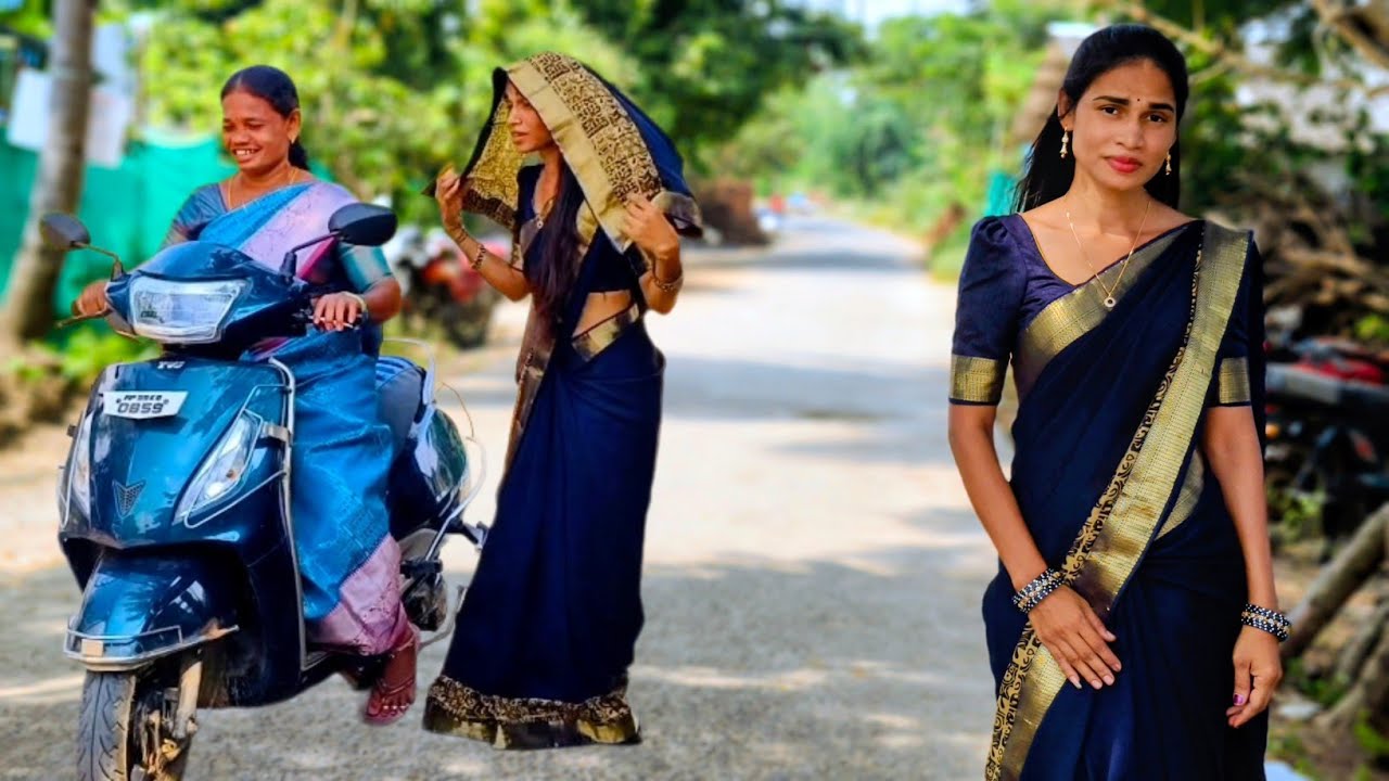 పెళ్లి కూతురు మా ఊరు, పెళ్లి కొడుకు అమ్మమ్మ గారి ఊరు, నేనైతే ఇలా రెడీ అయ్యి వెళ్ళానండి అమ్మమ్మ ఊరికి