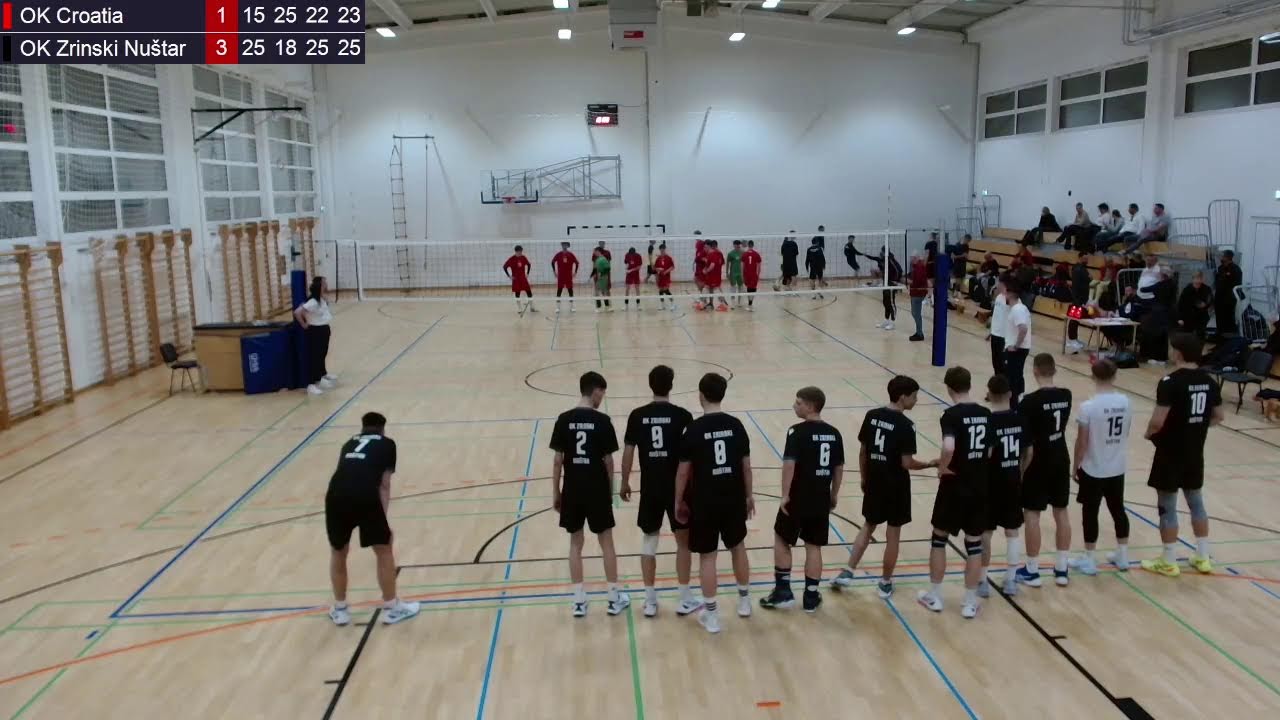 17.1.2026. PH JUNIORI, 1. kolo, OK Croatia - OK Zrinski Nuštar