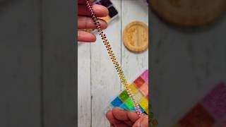 DIY bracelet, simple yet beautiful design with seed beads #diy #beads #jewelry #bracelet #tutorial