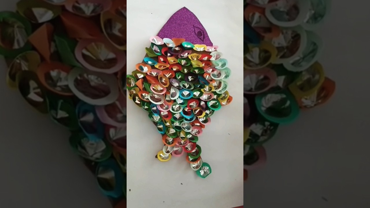 Diy Fish wall hanging carft ideas ll easy paper carft 