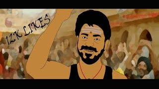 mersal teaser animated version thalapathy vijay ar rahman atlee tsl