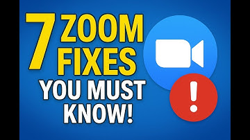 7 Zoom Fixes You MUST Know!