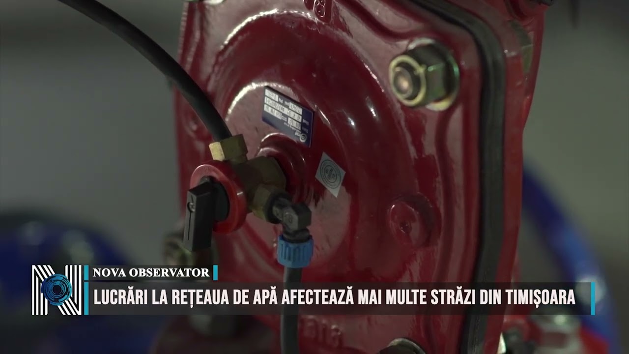 Lucrări la rețeaua de apă afectează mai multe străzi din Timișoara