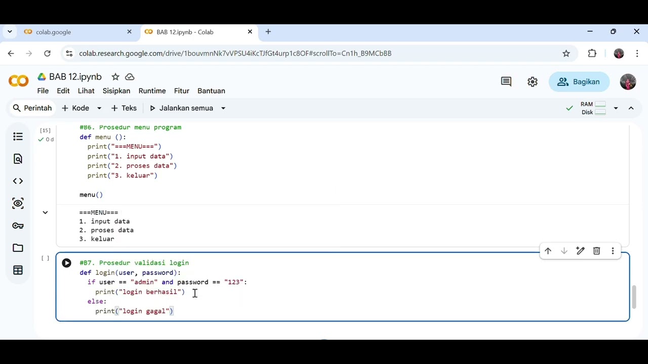 PRAKTIKUM BAB 12_STRUKTUR FUNGSI DAN PROSEDUR DALAM PYTHON - YouTube