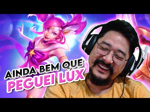 AINDA BEM QUE PEGUEI LUX - LEAGUE OF LEGENDS WILD RIFT