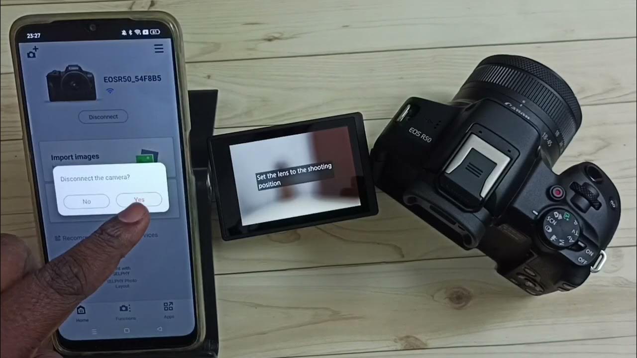 Canon EOS R50 How to Remove Registered Camera from Canon Camera