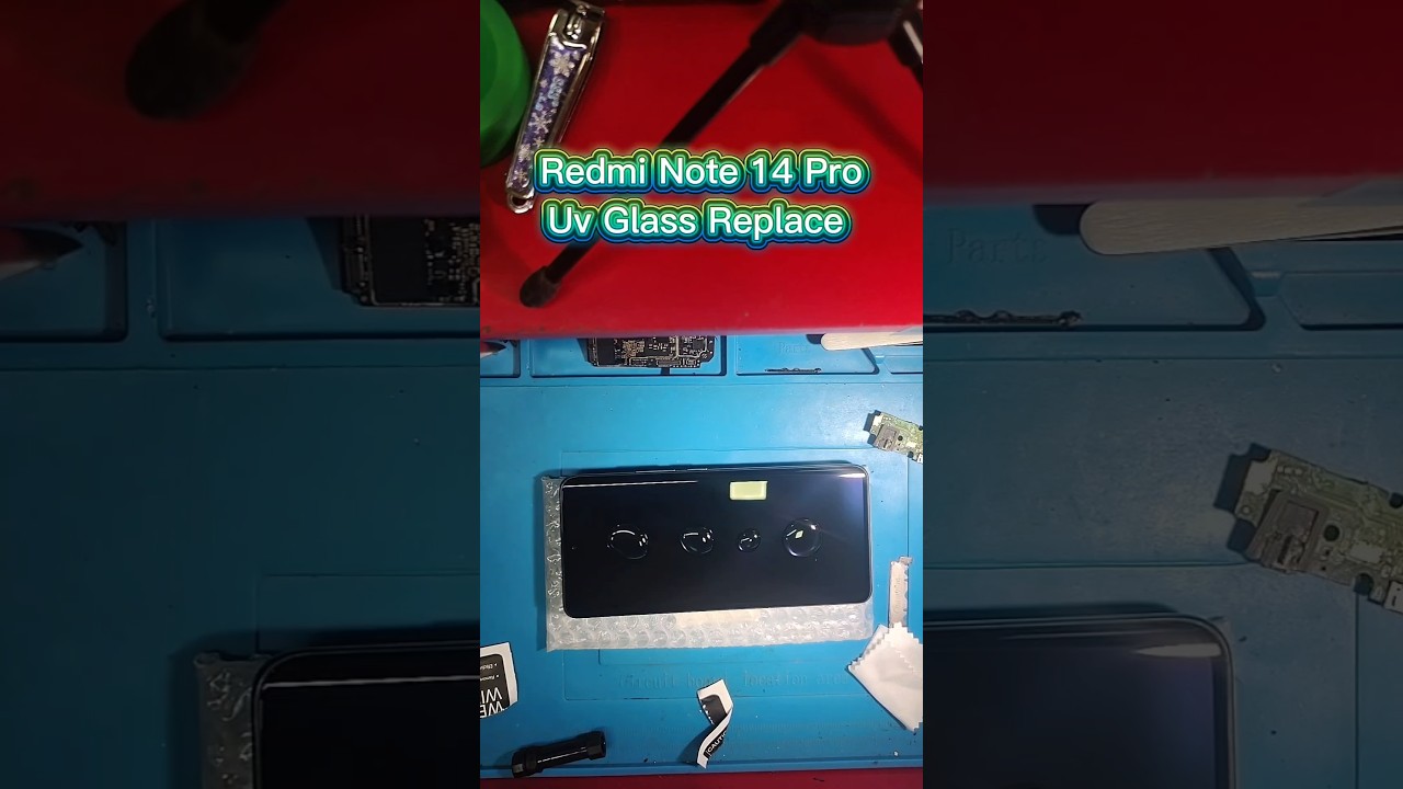 Redmi Note 14 Uv Glass Replace #shorts #ytshort #viral #foryou #new_viral