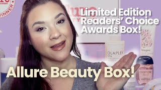 ALLURE READERS’ CHOICE AWARDS WINNERS’ LIMITED EDITION BOX! Tatcha, Charlotte Tilbury & More!