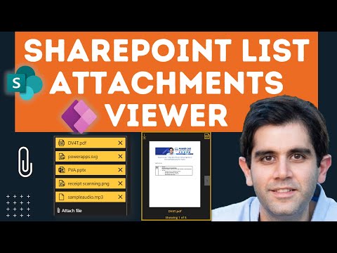 Display SharePoint List Attachments in Power Apps | Viewer Component