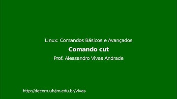 Vídeo 19 - [Cap 4. Manipulação de Arquivos Texto]  Comando cut