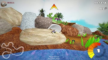 SuperTuxKart 1.0: Secret Garden (add-on) - 01:22.568