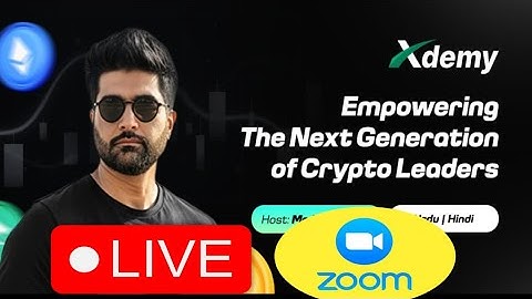Xchangeon Arbitrage Trading | Xdemy | Mr Zee Senior Zoom Live Session