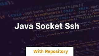 java socket ssh