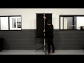 Cfs products freestanding photo id backdrop tb33 unboxing and setup