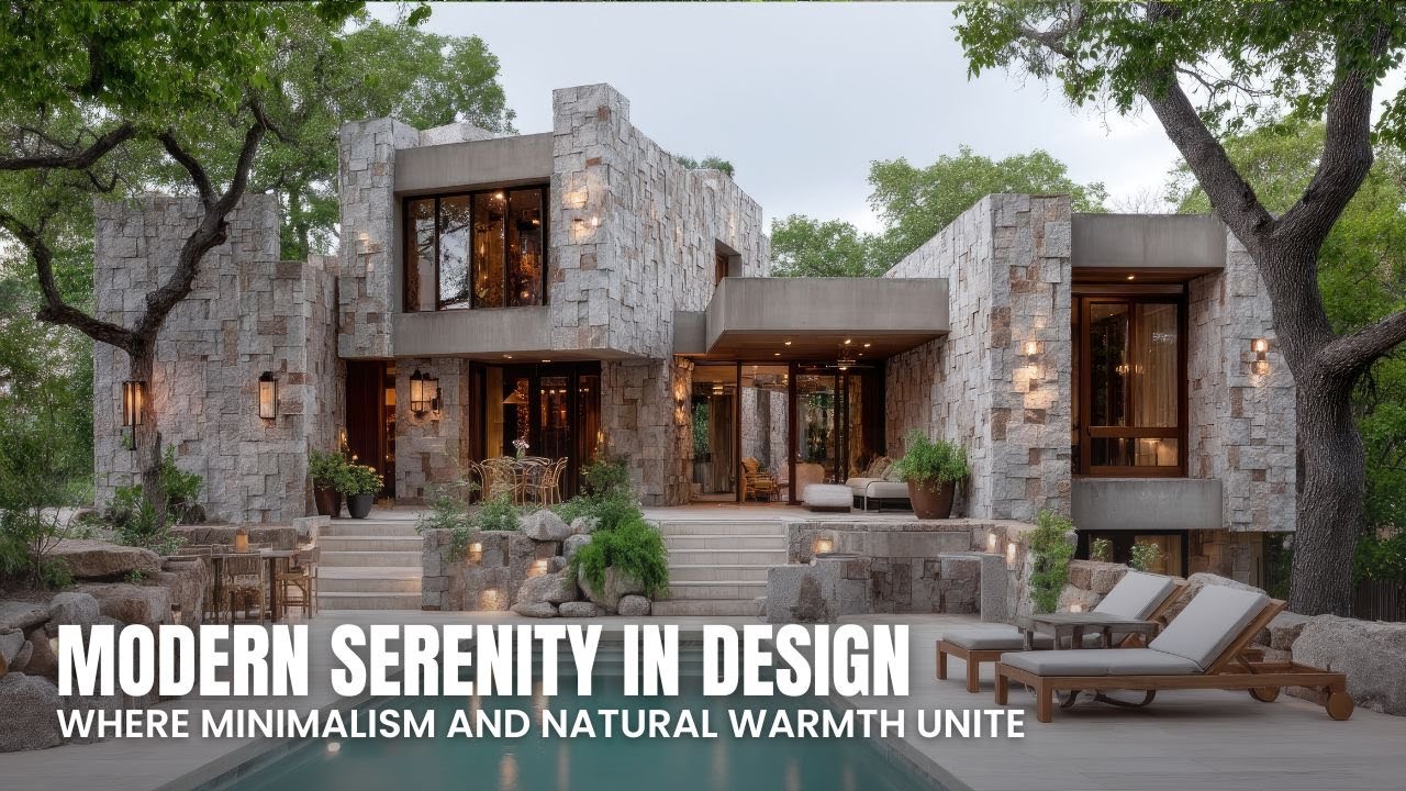 Warm Minimalist Architecture Trend 2025 Luxury Modern Home Design ...