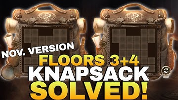 *NOVEMBER* Knapsack Expedition Puzzle Day 2 (Floors 3 And 4) SOLVED! | Watcher of Realms