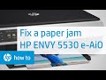 Fixing a Paper Jam | HP ENVY 5530 e-All-in-One Printer | HP