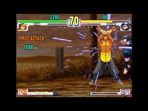 Street Fighter III: 3rd Strike - Yun Death Combo on Ibuki (Performed by AC-Slayer)