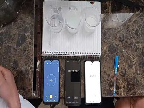 دراسة حركية للتفاعل الحاوي على ثيو كبريتات الصوديوم كيمياء فيزيائية عملي