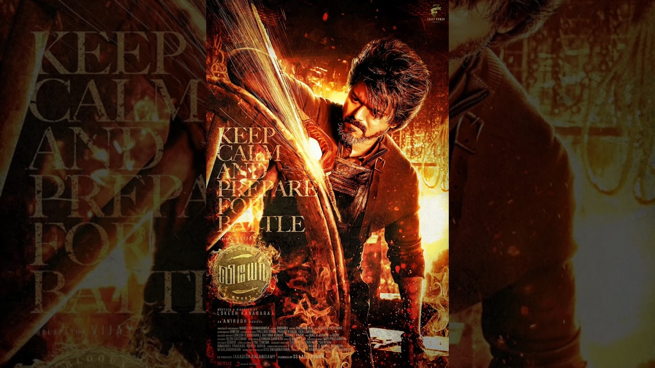 leo poster feast ( tamil) leo/ vijay/ lokesh and vijay fans like pls🔥